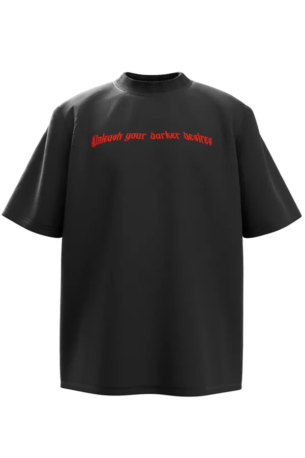 Black_Unleash_Your_Darker_Side_Printed_Cotton_T-Shirt_For_Men