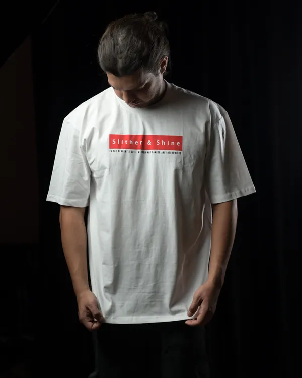 White_Slither_&_Shine_Printed_Cotton_T-Shirt_For_Men