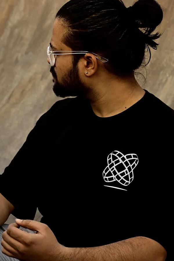 Black_Trendy_Design_Rover_Printed_Cotton_T-Shirt_For_Men