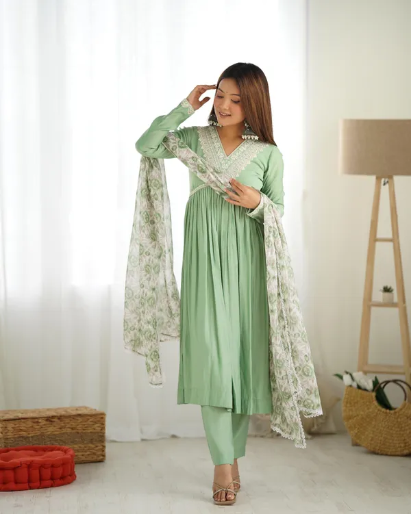 Pista_Pure_Roman_Silk_Chanderi_Kurta,_Pant_&_Dupatta_For_Women