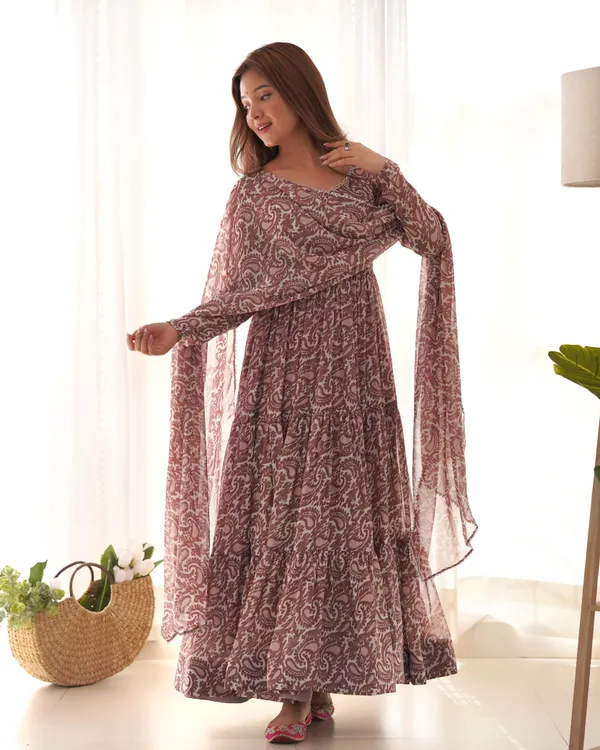 Brown_Soft_Georgette_Digital_Printed_Long_Anarkali_Gown_With_Dupatta
