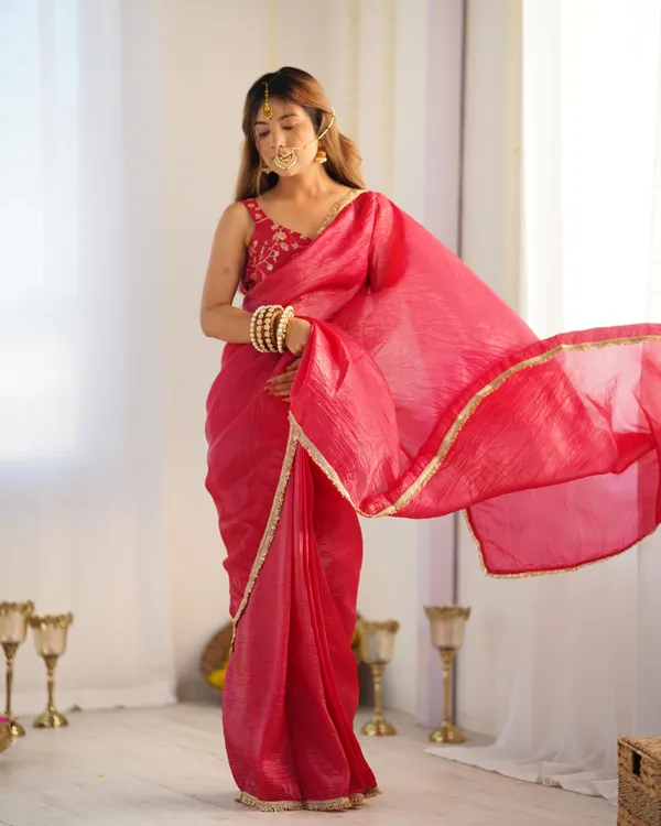 Pink_Silk_Gold_Tissue_Saree_For_Women