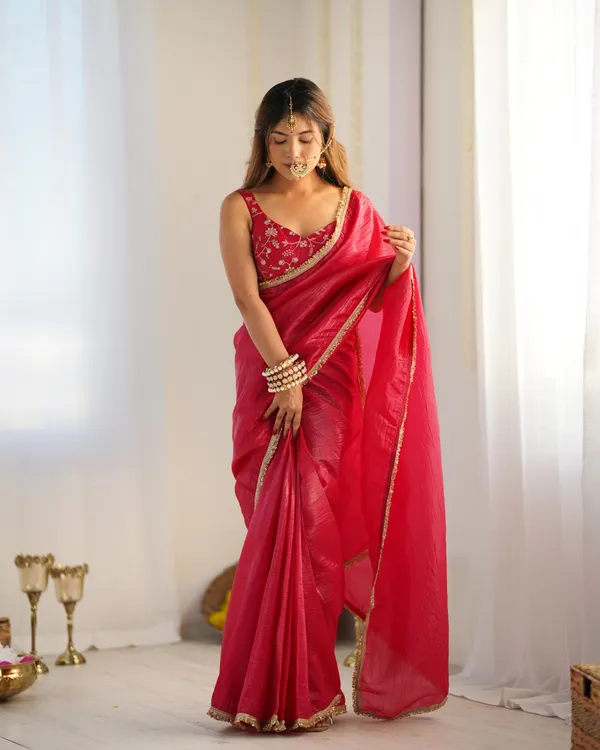 Pink_Silk_Gold_Tissue_Saree_For_Women