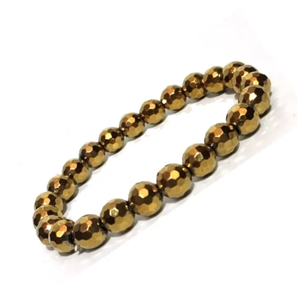 Golden_Hematite_Crystal_Bracelet_For_Unisex