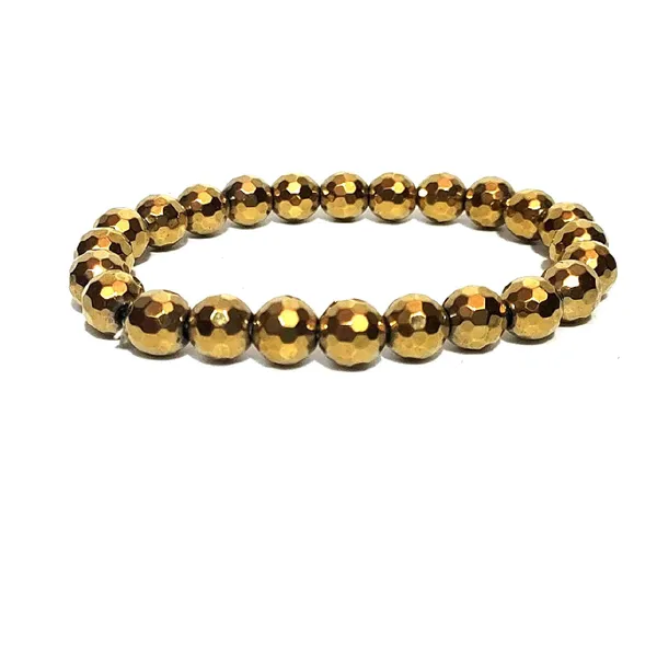 Golden_Hematite_Crystal_Bracelet_For_Unisex