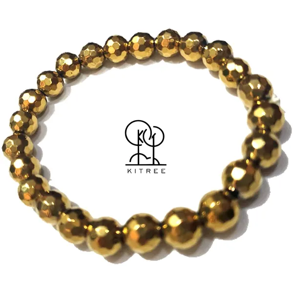 Golden_Hematite_Crystal_Bracelet_For_Unisex