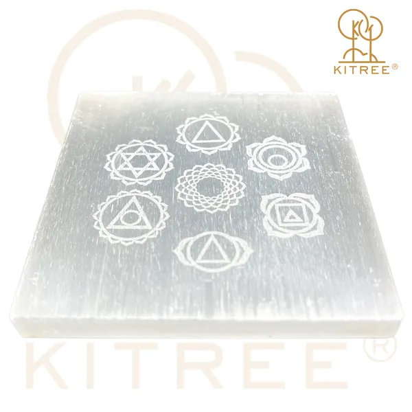 White_Natural_Selenite_Charging_Engraved_Symbol_Squares_For_Spiritual_Healing