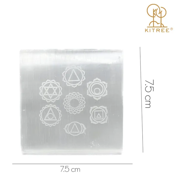 White_Natural_Selenite_Charging_Engraved_Symbol_Squares_For_Spiritual_Healing