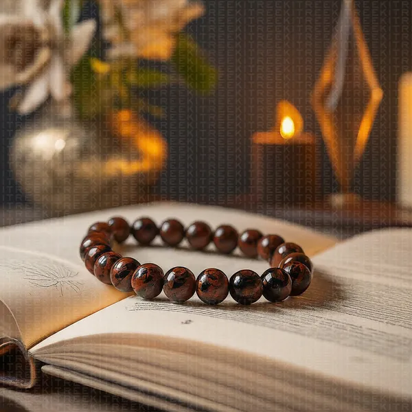 Brown_Mahogany_Obsidian_Crystal_Bracelet_For_Unisex