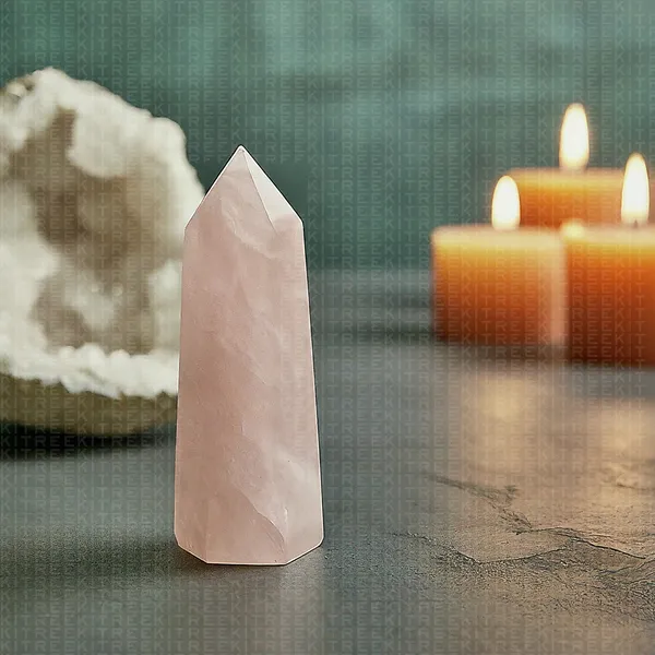 Light_Pink_Natural_Rose_Quartz_Crystal_Wand_Obelisk_Tower_For_Spiritual_Healing