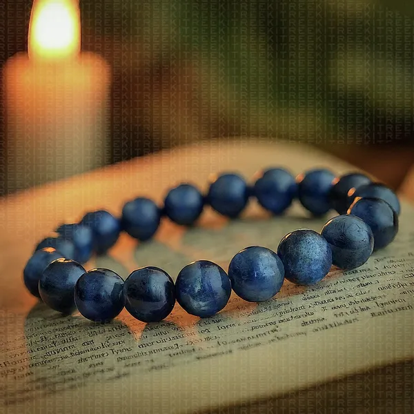 Blue_Natural_Kyanite_Crystal_Bracelet_For_Unisex