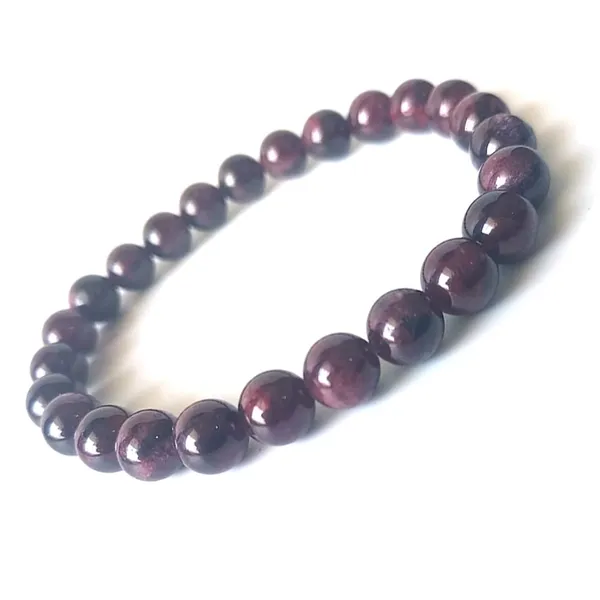 Wine_Natural_Garnet_Crystal_Reiki_Healing_Bracelet_For_Unisex