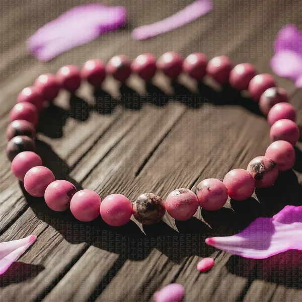 Pink_Rhodonite_Crystal_Bracelet_Multi_Color_For_Unisex