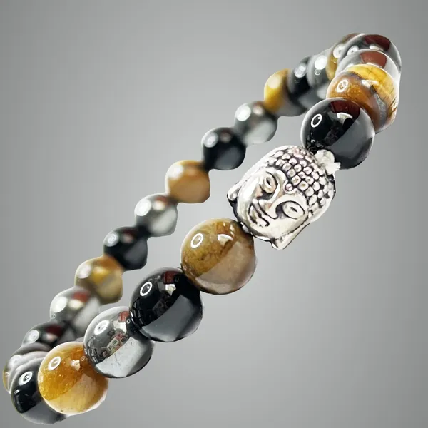 Triple_Protection_Crystal_Bracelet_With_Buddha_Charms_For_Unisex