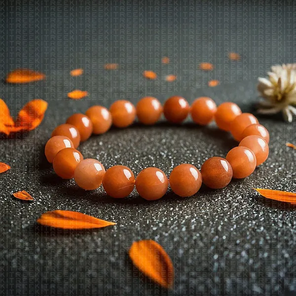 Natural_Red_Aventurine_Crystal_Bracelet_For_Unisex