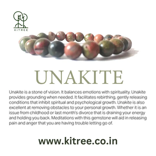 Multicolor_Unakite_Crystal_Bracelet_Round_For_Men_And_Women