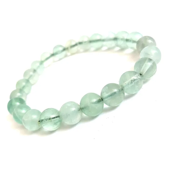 Green_Natural_Fluorite_Crystal_Bracelet_For_Unisex