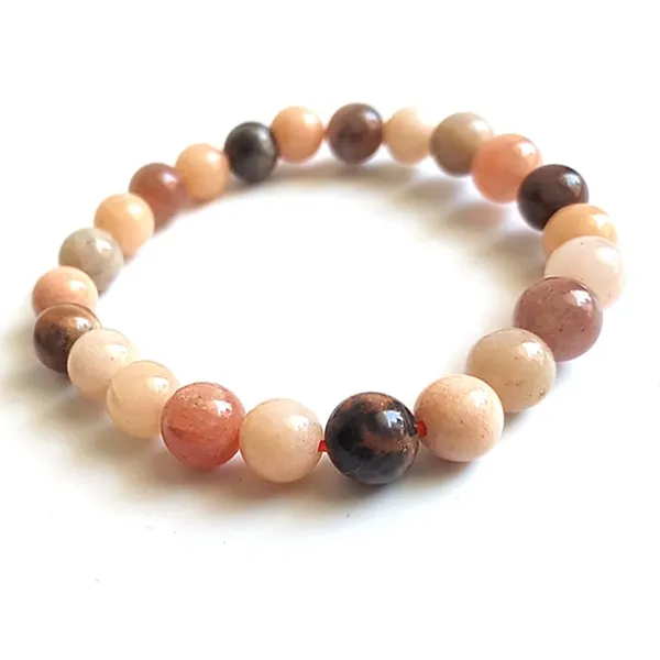 Peach_Moonstone_Bracelet_Unique_And_Handcrafted_Jewelry_For_Unisex