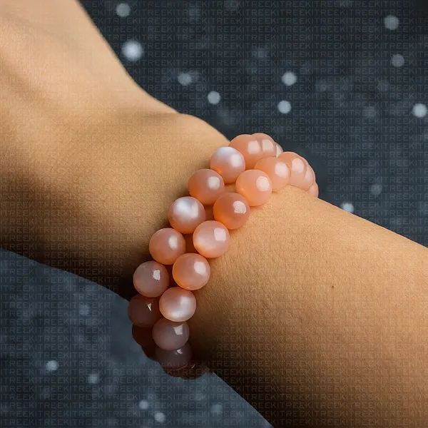 Peach_Moonstone_Bracelet_Unique_And_Handcrafted_Jewelry_For_Unisex