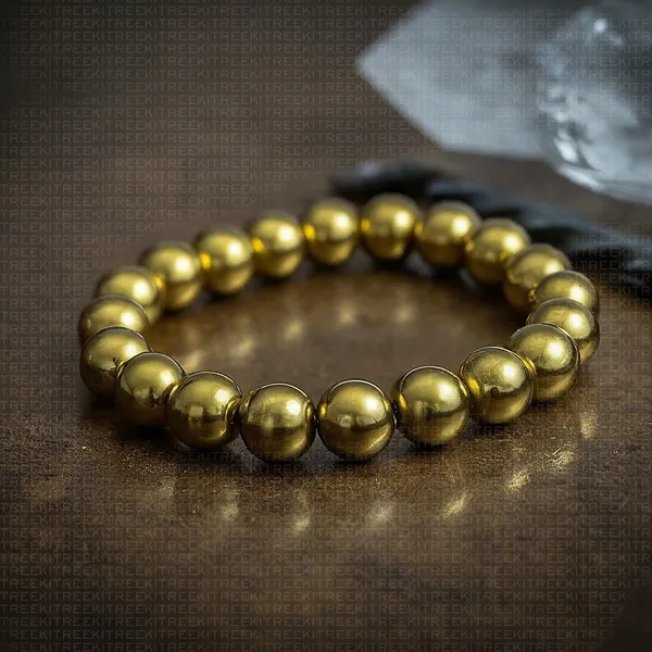 Golden_Hematite_Fengshui_Healing_Bracelet_For_Unisex