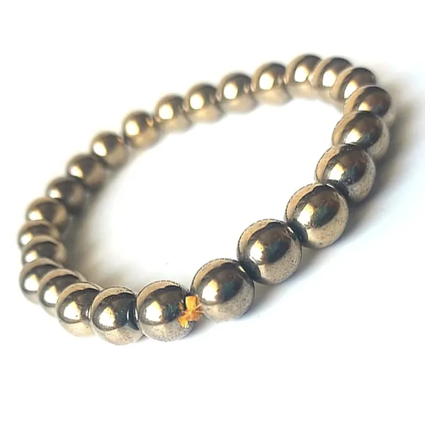 Golden_Hematite_Fengshui_Healing_Bracelet_For_Unisex