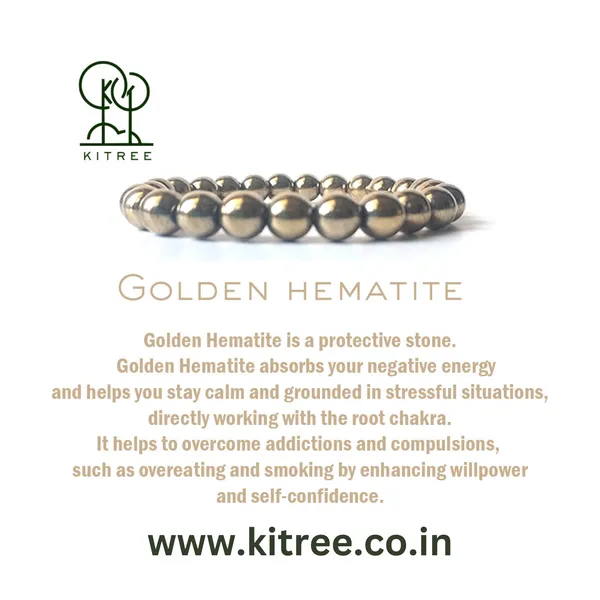 Golden_Hematite_Fengshui_Healing_Bracelet_For_Unisex