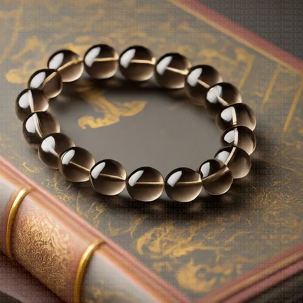 Black_Smoky_Quartz_Crystal_Bracelet_Enhance_Your_Style_For_Unisex