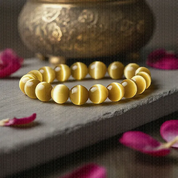 Brown_And__Golden_Premium_Cat's_Eye_Bracelet_Enhance_Your_Style_For_Unisex