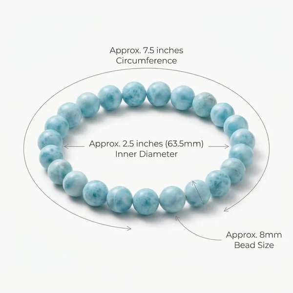 Natural_Larimar_Crystal_Bracelet_8mm_Round