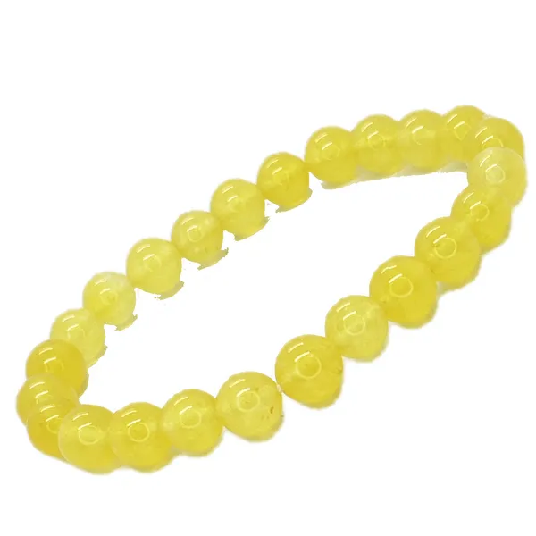Natural_Yellow_Agate_Bracelet_8_mm