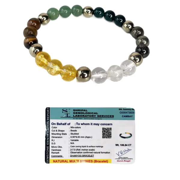 Natural_Dhanyog_crystal_Bracelet_with_Selenite_plate_Combo