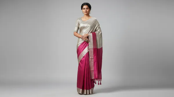 Exclusive_Tissue_silk_Saree_with_Beautifull_Stripes_&_Half_Half_Design_for_Every_Occesion.