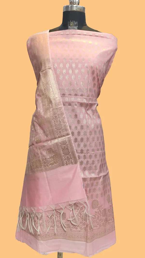 Banarasi_Cotton_Silk_Zari_Buti_Dress_Material
