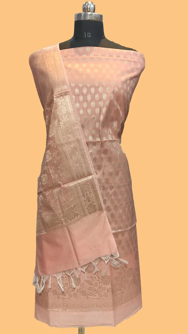 Banarasi_Cotton_Silk_Zari_Buti_Dress_Material