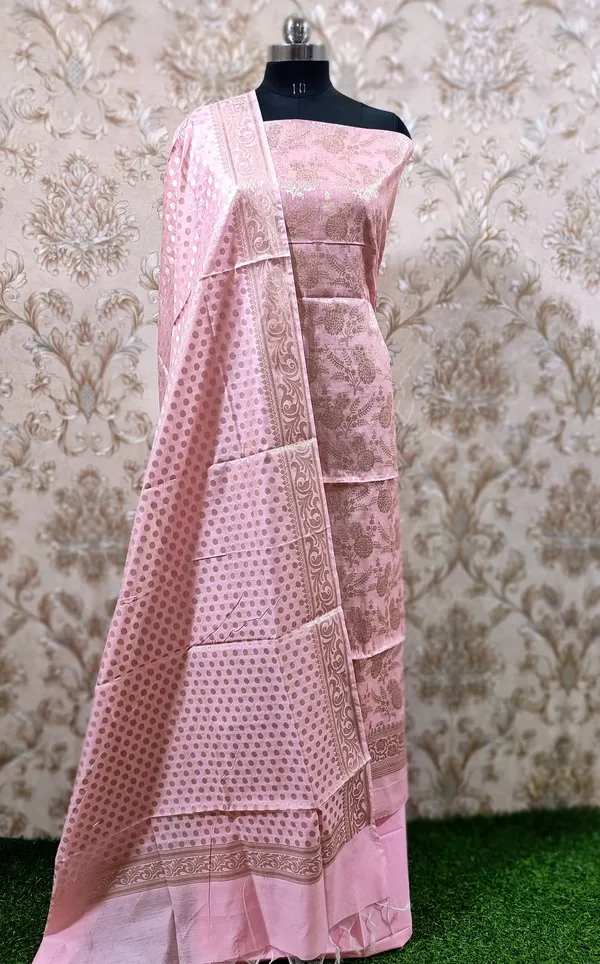 Banarasi_Cotton_Silk_Zari_Buti_Dress_Material