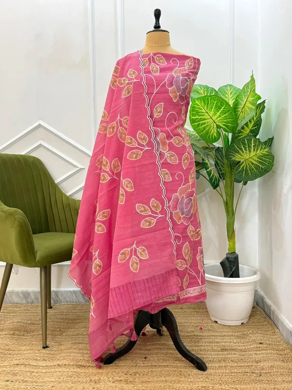 Banarasi_Cotton_Silk_Zari_Buti_Dress_Material