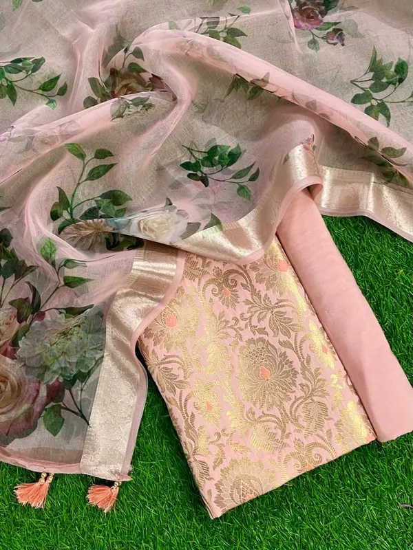 Exclusive_Banarasi_Unstitched_Salwar_kameez_with_Dupatta_BANARASI___SUIT_silk_katan_tissue_suits_TOP-__silk_katan_broket_kimkhab_zari_weaving_DUPATTA-*Mercerised_silk_with_digital_print,_zari_design_bouder_BOTTOM-___cotton_silk_plain_2.50_meter_each