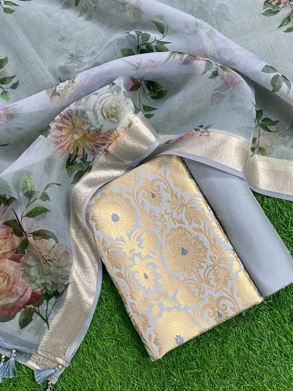Exclusive_Banarasi_Unstitched_Salwar_kameez_with_Dupatta_BANARASI___SUIT_silk_katan_tissue_suits_TOP-__silk_katan_broket_kimkhab_zari_weaving_DUPATTA-*Mercerised_silk_with_digital_print,_zari_design_bouder_BOTTOM-___cotton_silk_plain_2.50_meter_each