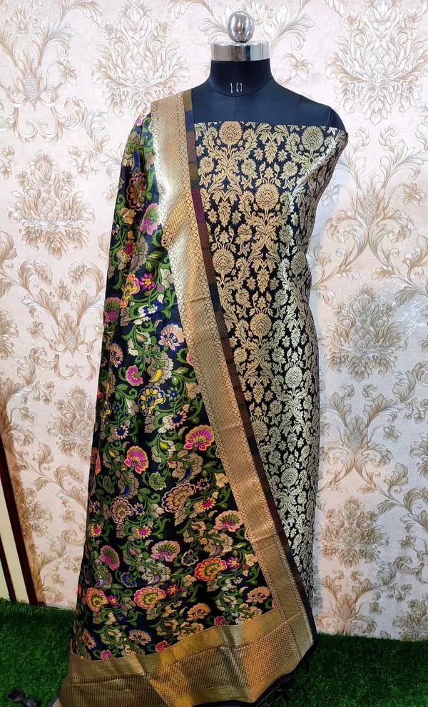 Exclusive_Banarasi_Unstitched_Salwar_kameez_with_Dupatta_BANARASI___SUIT_silk_broket_TOP-__silk_broket_kimkhab_zari___weaving_DUPATTA-*kimkhab_multi_colors_weaving_BOTTOM-___silk_katan_2.50_meter_each