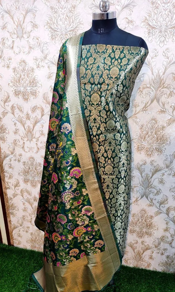 Exclusive_Banarasi_Unstitched_Salwar_kameez_with_Dupatta_BANARASI___SUIT_silk_broket_TOP-__silk_broket_kimkhab_zari___weaving_DUPATTA-*kimkhab_multi_colors_weaving_BOTTOM-___silk_katan_2.50_meter_each