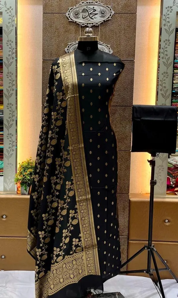 Exclusive_Banarasi_Unstitched_Salwar_kameez_with_Dupatta_BANARASI___SUIT_TOP-___silk_katan_zari_weaving_katban_design_DUPATTA-__katan_silk_zari_weaving__design__Bottom.__Plain_silk_katan_2.50_meter_each