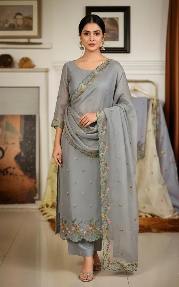 Exclusive_Banarasi_Unstitched_Salwar_kameez_with_Dupatta_BANARASI___SUIT___organza_silk_embroidery_Suits_TOP-___organza_silk_dyble_with_embroidery_work_meena_booti_DUPATTA-__organza_silk_dyble_with_embroidery_work_cutwork_design_multi_colors_embroidery_BOTTOM-____silk_dyble_plain_2.50_meter_each