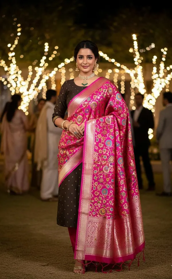 Exclusive_Banarasi_Unstitched_Salwar_kameez_with_Dupatta_BANARASI___SUIT_TOP-___silk_katan_matar_dana__weaving_booti__design_DUPATTA-__katan_silk_zari_and_resham_kimkhab_weaving__design_Bottom.__Plain_silk_katan_2.50_meter_each