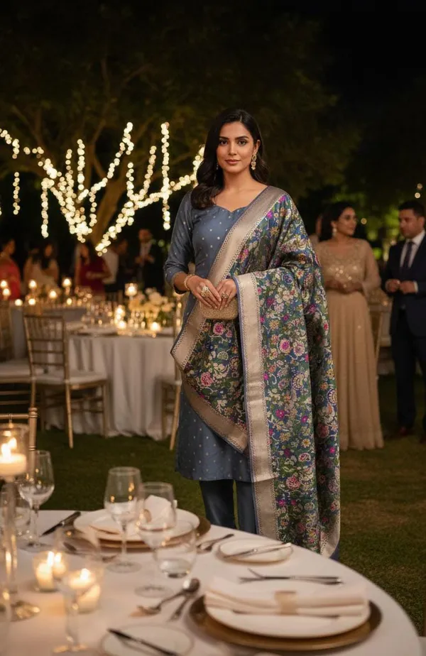 Exclusive_Banarasi_Unstitched_Salwar_kameez_with_Dupatta_BANARASI___SUIT_TOP-___silk_katan_matar_dana__weaving_booti__design_DUPATTA-__katan_silk_zari_and_resham_kimkhab_weaving__design_Bottom.__Plain_silk_katan_2.50_meter_each