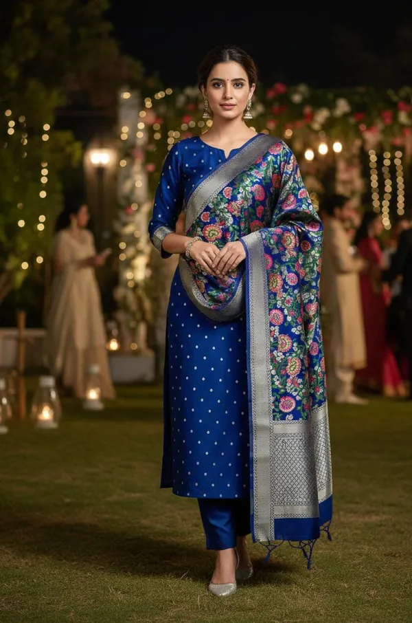 Exclusive_Banarasi_Unstitched_Salwar_kameez_with_Dupatta_BANARASI___SUIT_TOP-___silk_katan_matar_dana__weaving_booti__design_DUPATTA-__katan_silk_zari_and_resham_kimkhab_weaving__design_Bottom.__Plain_silk_katan_2.50_meter_each
