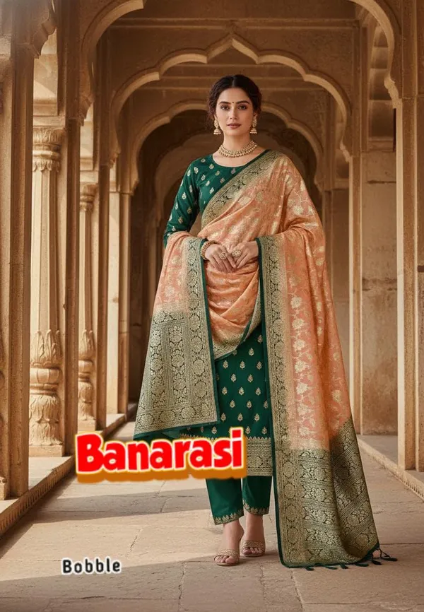 Exclusive_Banarasi_Unstitched_Salwar_kameez_with_Dupatta_BANARASI___SUIT___pure_mercerized_TOP-___pure_mercerised_Lorex_weaving_DUPATTA-__pure_mercerised_Lorex_weaving_BOTTOM-___cotton_silk__dyble_plain_2.50_meter_each