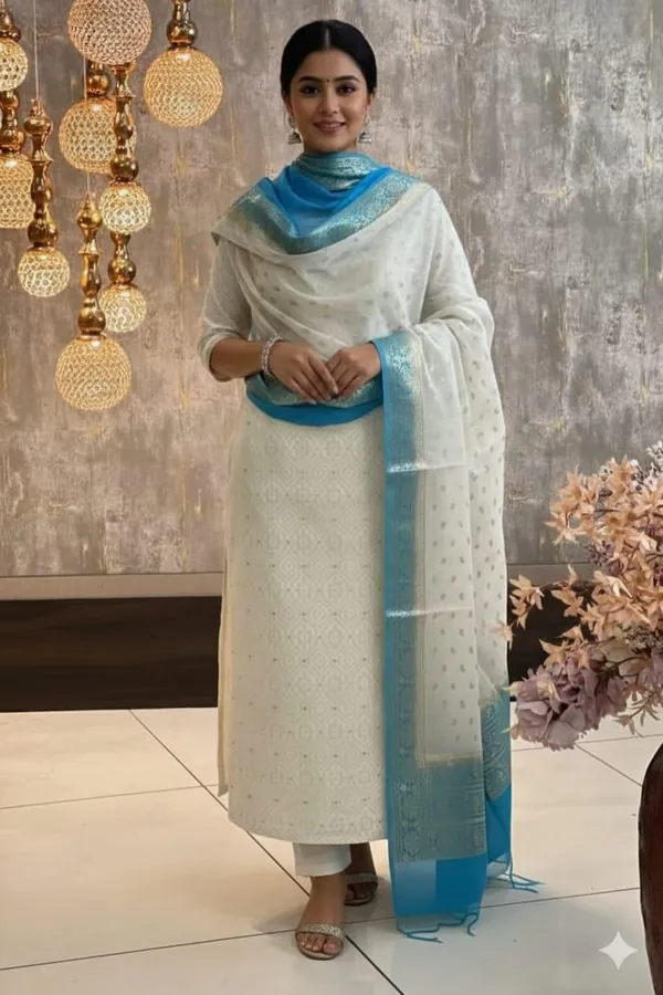 Exclusive_Banarasi_Unstitched_Salwar_kameez_with_Dupatta_BANARASI___SUIT__MERCERISED___silk_suit_TOP-__MERCERISED_broket_design_resham_zari___weaving_meenadar_DUPATTA-*Mercerised_lorex_zari_weaving___BOTTOM-___cotton_plain_2.50_meter_each