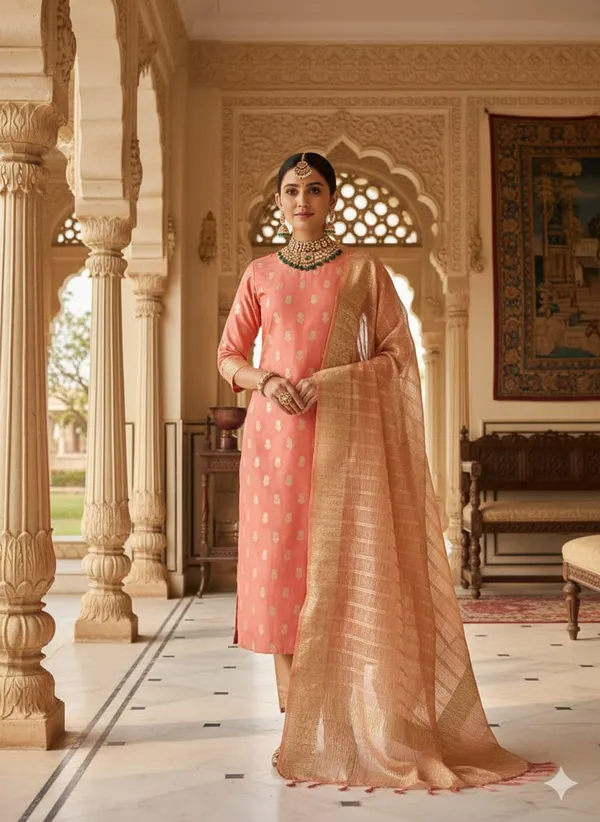 Exclusive_Banarasi_Unstitched_Salwar_kameez_with_Dupatta_BANARASI___SUIT___pure_mercerized_TOP-___pure_mercerised_zari_weaving_DUPATTA-__tissu__silk_with_zari_stripe_with_crush_BOTTOM-___cotton_silk__dyble_plain_2.50_meter_each