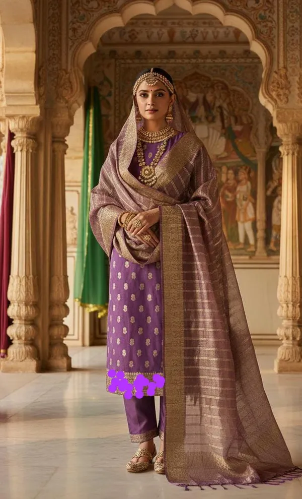 Exclusive_Banarasi_Unstitched_Salwar_kameez_with_Dupatta_BANARASI___SUIT___pure_mercerized_TOP-___pure_mercerised_zari_weaving_DUPATTA-__tissu__silk_with_zari_stripe_with_crush_BOTTOM-___cotton_silk__dyble_plain_2.50_meter_each