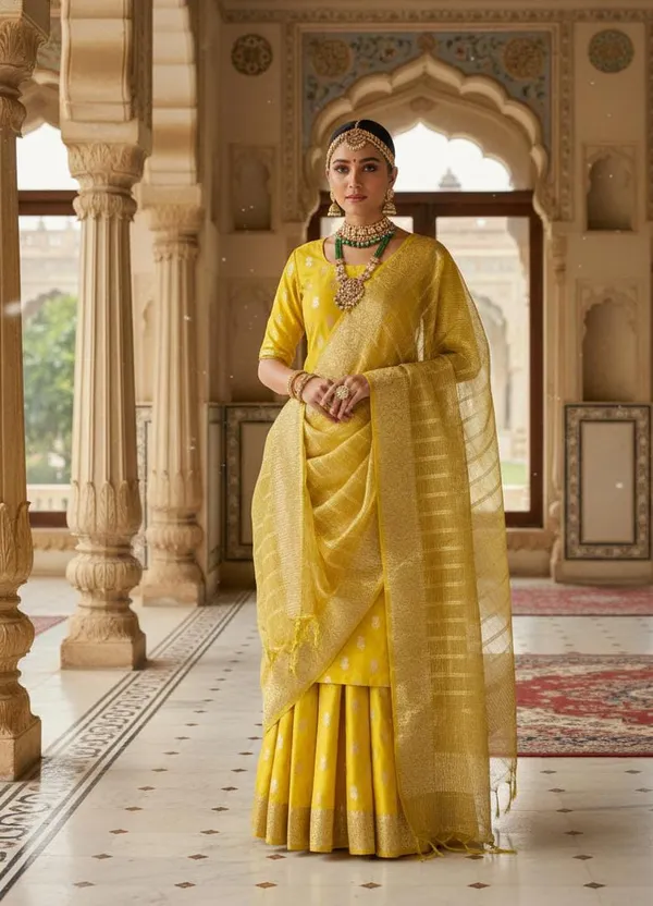 Exclusive_Banarasi_Unstitched_Salwar_kameez_with_Dupatta_BANARASI___SUIT___pure_mercerized_TOP-___pure_mercerised_zari_weaving_DUPATTA-__tissu__silk_with_zari_stripe_with_crush_BOTTOM-___cotton_silk__dyble_plain_2.50_meter_each